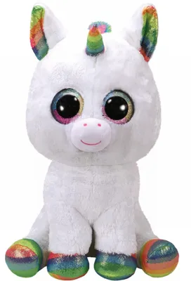 Obrázek produktu pro Pixy, jednorožec bílý/barevný 42cm