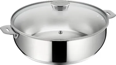Image de Sauteuse avec couvercle 24cm inox - Lagostina - 12138031824 - salvaspazio+