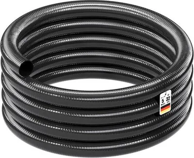 Produktbild von Famanu Pumpenschlauch 5 Meter - Flexibel und UV-beständig - Schwarz