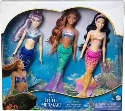 Zdjęcie produktu dla Mattel Disney The Little Mermaid HND29, Lalka modowa, Damski, 3 lat(a), Dziewczyna, 387 mm, Wielobarwny