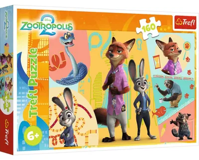 Immagine prodotto di Puzzle 160 "Insieme a Zootopia" TREFL