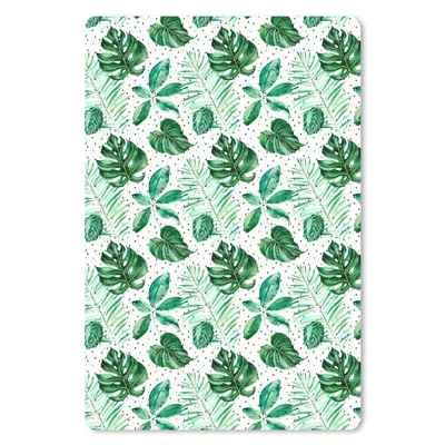 Produktbild von MuchoWow® Mauspad Mousepad Vintage - Blatt - Pflanzen 40x60 cm - Mousepads - Maus Mat - Pad - Mausunterlage - Schreibtisch Accesoire