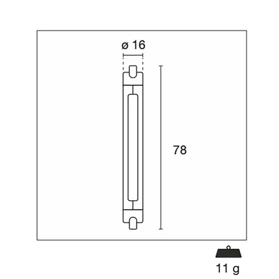 Immagine prodotto di Lampada LED R7S 6 W 615 lm 3000 K