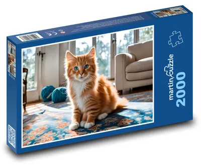 Produktbild von martinpuzzle - Puzzle 2000 Teile - Morouhaty-Katze