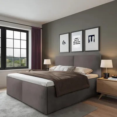 Produktbild von Polsterbett Milano Sahara 100 x 200 x 40 cm Stauraum Mit hochwertiger Matratze H3 (bis 120 kg) und Lattenrost
