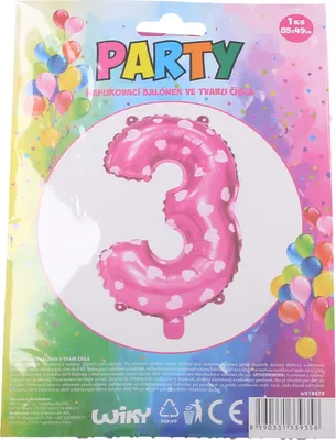 Zdjęcie produktu dla Nadmuchiwany balon - numer 3 różowy