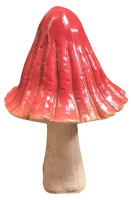 Produktbild von Dekofigur Pilz 30 x 17 cm rot/creme