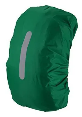 Produktbild von Rucksack Regenschutz wasserdicht S Dunkelgrün für 30-40L mit Reflektoren