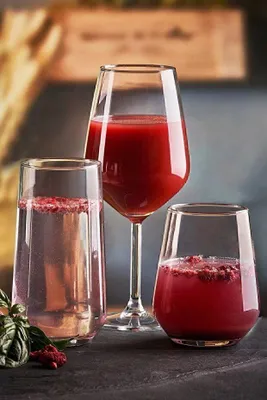 Productafbeelding van Hermia Concept, hoogwaardige glazen set (18 stuks), 350 ml (6 stuks), 425 ml (6 stuks), 470 ml (6 stuks) | 100% glas, vaatwasmachinebestendig, transparant | Ideaal voor elke gelegenheid!