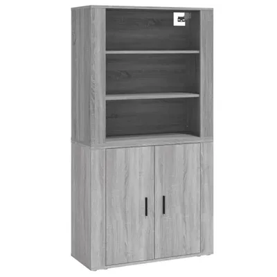 Obrázek produktu pro Skříň highboard šedá sonoma kompozitní dřevo