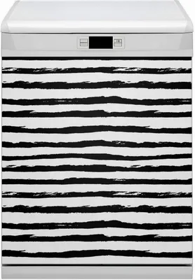 Produktbild von Küche Magnet für Spülmaschine  Abwaschbar 60x80 cm Geschirrspüle  - Muster Zebra