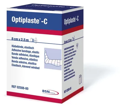 Immagine prodotto di Optiplast-C, nastro adesivo elastico, 6 cm x 2,5 m, confezione da 12 pezzi