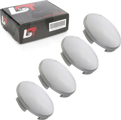 Produktbild von 4x Radnabenkappe Felgendeckel Grau gewölbt Ø 60mm für SAAB OPEL VOLVO VAUXHALL
