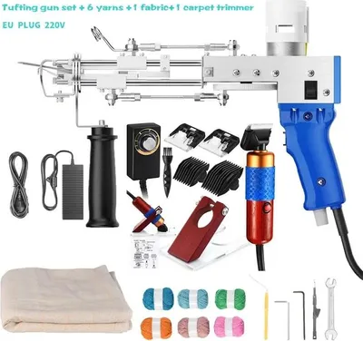 Immagine prodotto di Pistola per tufting, funzionalità 2 in 1, design facile da usare, SET C