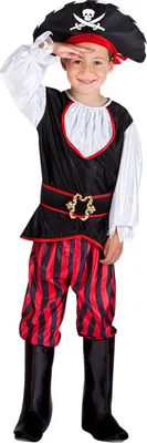 Immagine prodotto di Boland pirata Tom costume junior 7 - 9 anni nero/rosso taglia 128/140