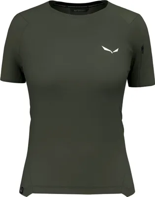 Zdjęcie produktu dla Koszulka damska Puez Merino Hybrid – Salewa, kolor: 5280-dark olive, rozmiar: 40