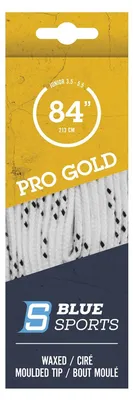 Produktbild von Schnürsenkel Blue Sports PRO-Gold gewachst weiss/navy 120"/304cm