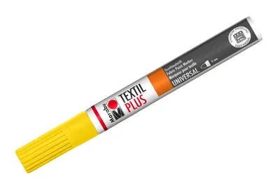 Produktbild von Marabu Textilmarker "Textil Painter Plus" gelb