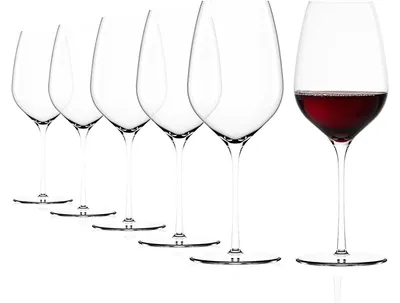 Immagine prodotto di Stölzle Lausitz Fino, set di 6 bicchieri per vino rosso, trasparenti, codice prodotto 236 00 01 | Codice EAN 4012632295613