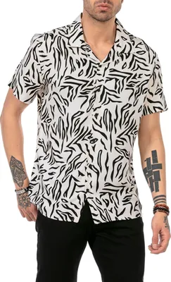 Produktbild von Red Bridge Herren Hawaii Hemd Kurzarm Shirt Ecru XXL