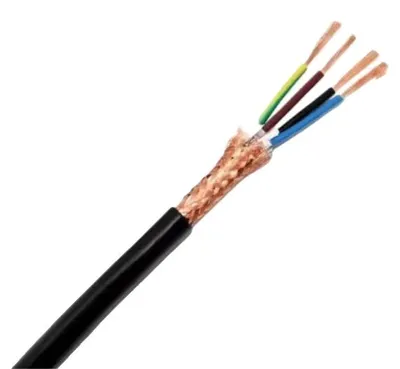 Zdjęcie produktu dla Kabel ekranowany, rdzeń miedziany, kabel 4-żyłowy, 4 żyły, 16 AWG 1,5 mm, 10 m