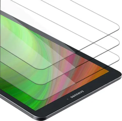 Produktbild von Cadorabo 3x Panzer Folie für Samsung Galaxy Tab E (9.6" Zoll) SM-T561 / T560 in Transparent Tablet Schutzfolie Tempered