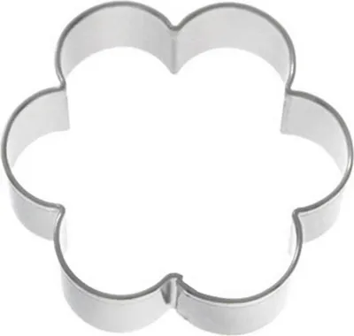 1 Ausstechform aus Edelstahl Plätzchenformen Blume