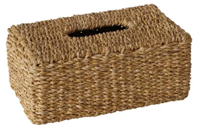 Produktbild von Geflochtenes Etui für Hygienetücher SOPHY, Seegras