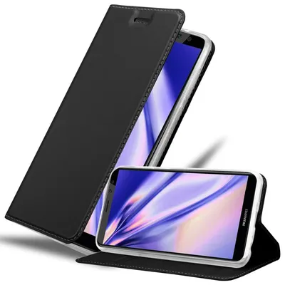 Immagine prodotto di Cadorabo custodia per cellulare per Huawei MATE 10 LITE custodia protettiva in nero Cover Etui Book Case Booklet