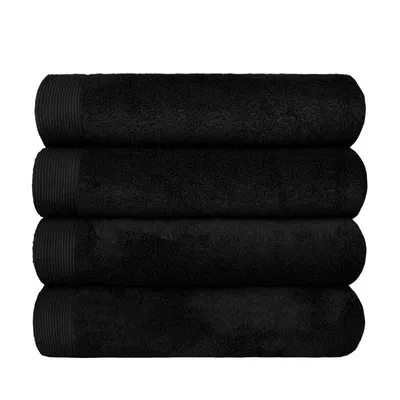 Obrázek produktu pro SCANquilt osuška MODAL SOFT černá 75% bavlna 25% modal 70 x 140 cm