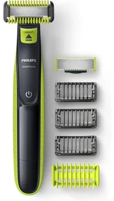 Image de Rasoir éléctrique - PHILIPS - OneBlade - Lame double sens - Sabots inclus - autonomie de 30 min
