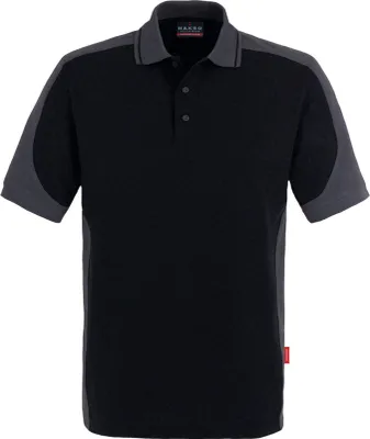 Produktbild von HAKRO Hakro Poloshirt Contrast #839 Gr. 2XL schwarz