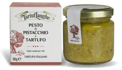 Produktbild von Tartuflanghe Pistazienpesto mit Sommertrüffel glutenfrei