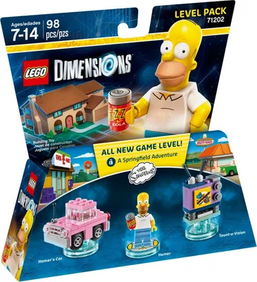 Produktbild von LEGO Dimensions The Simpsons Level Pack (71202)
