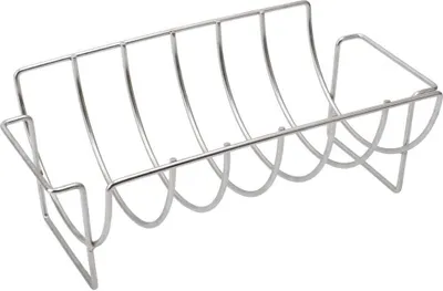 Produktbild von Premium Edelstahl Grillkorb 33x21x13 cm für Spare-Ribs und Braten