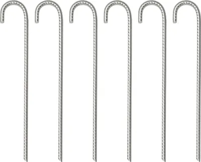 Obrázok produktu pre Stanové kolíky 6 ks 37 cm Ø10 mm pozinkovaná oceľ
