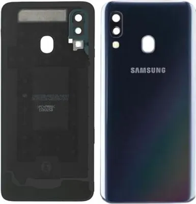 Produktbild von Original Samsung Galaxy A40 SM-A405F Akkudeckel Backcover Hinten Schwarz Gut