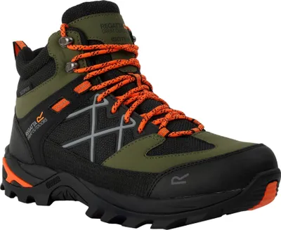 Obrázek produktu pro Regatta - Pánské turistické boty "Samaris III" RG9713 (39 EU) (Cypress green/bright orange)