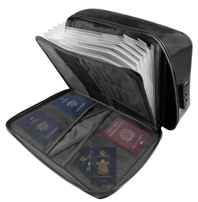Productafbeelding van Omgoods - werende Document Organizer A4 - Veiligheidsbox voor Waardevolle Documenten