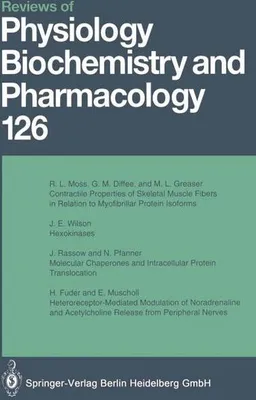 Produktbild von Reviews of Physiology, Biochemistry and Pharmacology