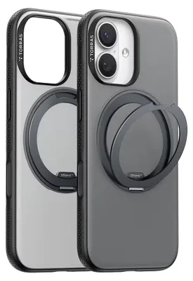 Image de Étui TORRAS Ostand R Fitness pour iPhone 17, MagSafe, noir