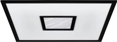 Immagine prodotto di Eglo 900571 BORDONARA Plafoniera LED 21,5W 450x450mm Nero Bianco Telecomando RGB controllabile Colore luce dimmerabile