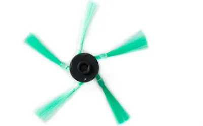 A single side brush for a robot vacuum cleaner, shown against a white background.