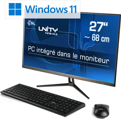 Image de PC tout-en-un CSL Unity F27B-ALS / 1000 Go / 16 Go RAM / Win 11 Famille