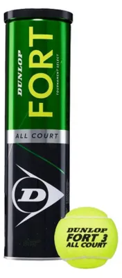 Image de Balles de tennis Dunlop Fort All Court Ts 2 unités Jaune 4 balles Jaune 4 balles
