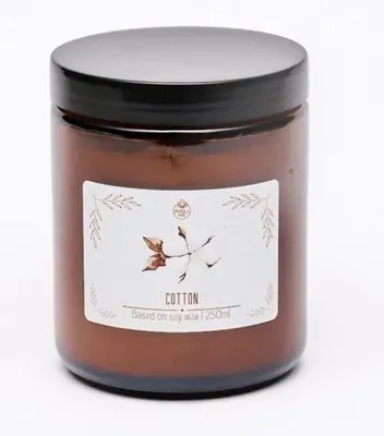 Zdjęcie produktu dla Świeczka zapachowa Bawełna 250ml