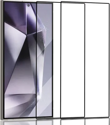 Obrázek produktu pro 2-balení Samsung S24 Ultra Ochranné sklo na displej - Tvrzené sklo 9H - Super kvalita 3D