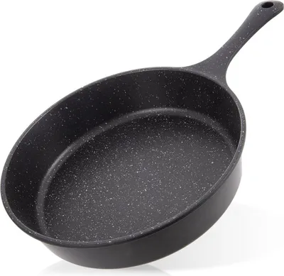 Obrázek produktu pro Orion | Hluboká pánev - 24 cm - 2 l - Granitový povrch - Indukce/plyn - Černá - Nepřilnavý povrch - GRANDE