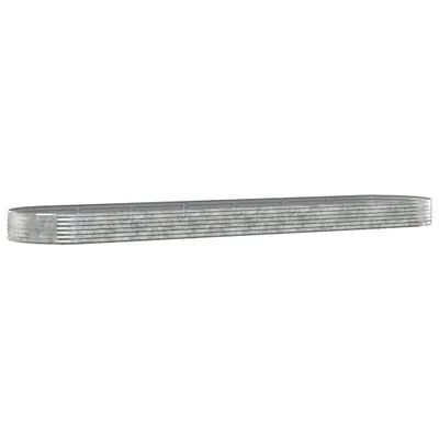 Immagine prodotto di VIDAXL -Planungsbox 600x140x36 cm Pulver -Stahl Silber gefärbt