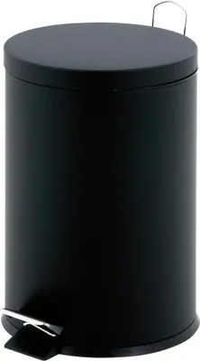 Image de Poubelle à pédale 12 litres - noir